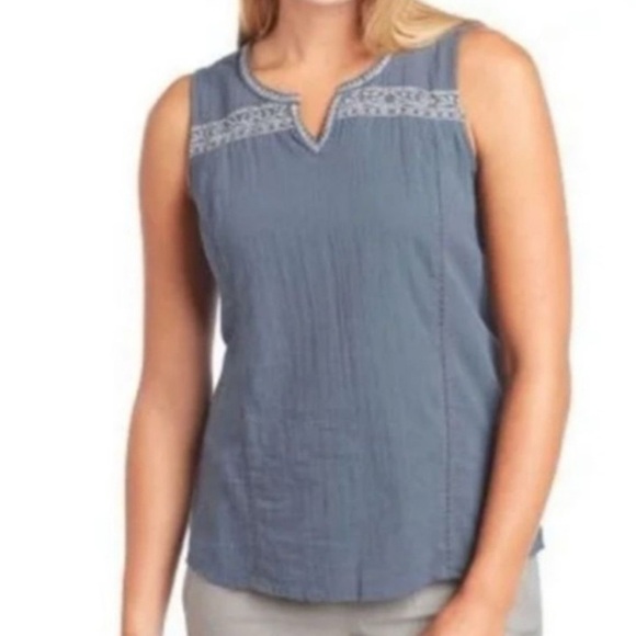 🌻 Kuhl Katrin Tank Slate Blue Women's size Small - Picture 1 of 9